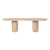 Moon Elliptical Dining Table Tables Gubi 290 (114.2" L) - solid oak soap treated 