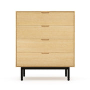 Munro 4 Drawer Dresser storage Gus Modern White Oak 
