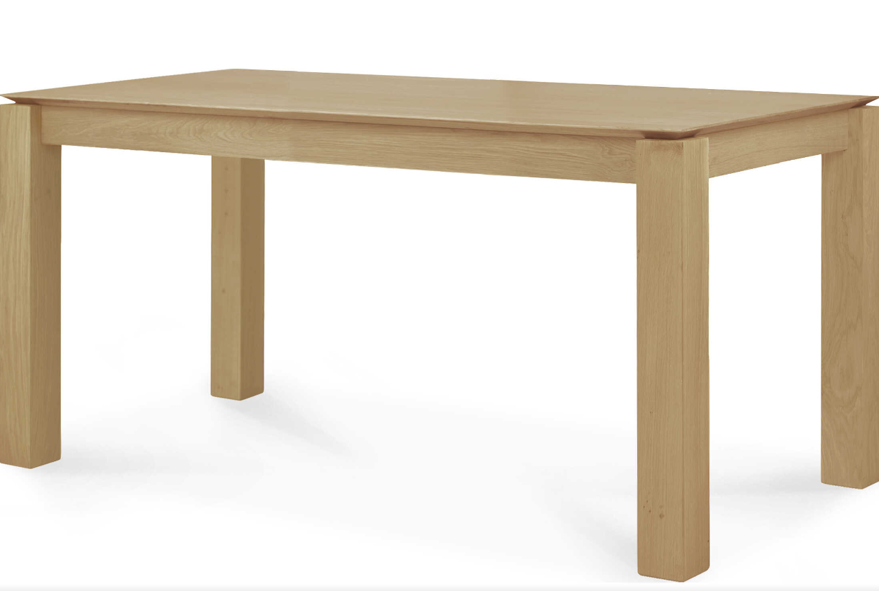 Oak Slice Dining Table  71" ***Moving Sale****