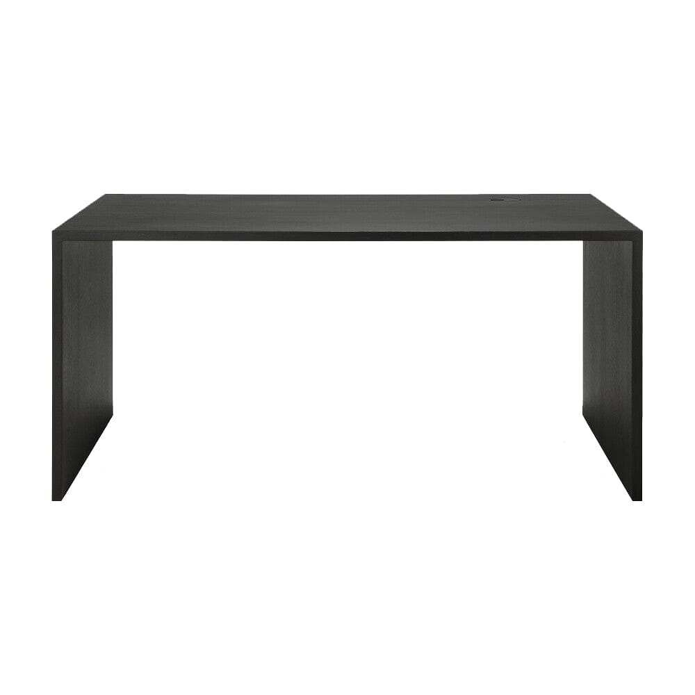 Oak U Desk Desks Ethnicraft 63&quot; Oak Black 