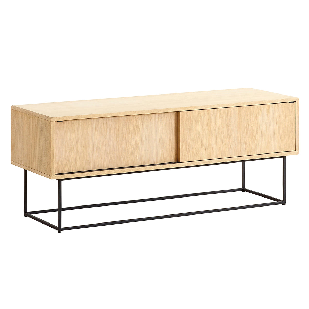 Virka Low Sideboard Sideboard Woud Oak Veneer 