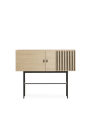 Array Sideboard storage Woud Small - 47.2" White pigmented oak 