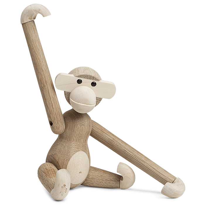 Kay Bojesen Monkey, Oak/Maple, Small, view 2