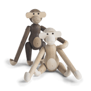 Kay Bojesen Monkey, Oak/Smoked Oak, Small, view 3
