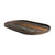 Oblong Bronze Organic Glass Tray Tray Ethnicraft 