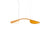 Almendra Arch Pendant Pendant Lights Flos Long Pendant Ocher With Primer