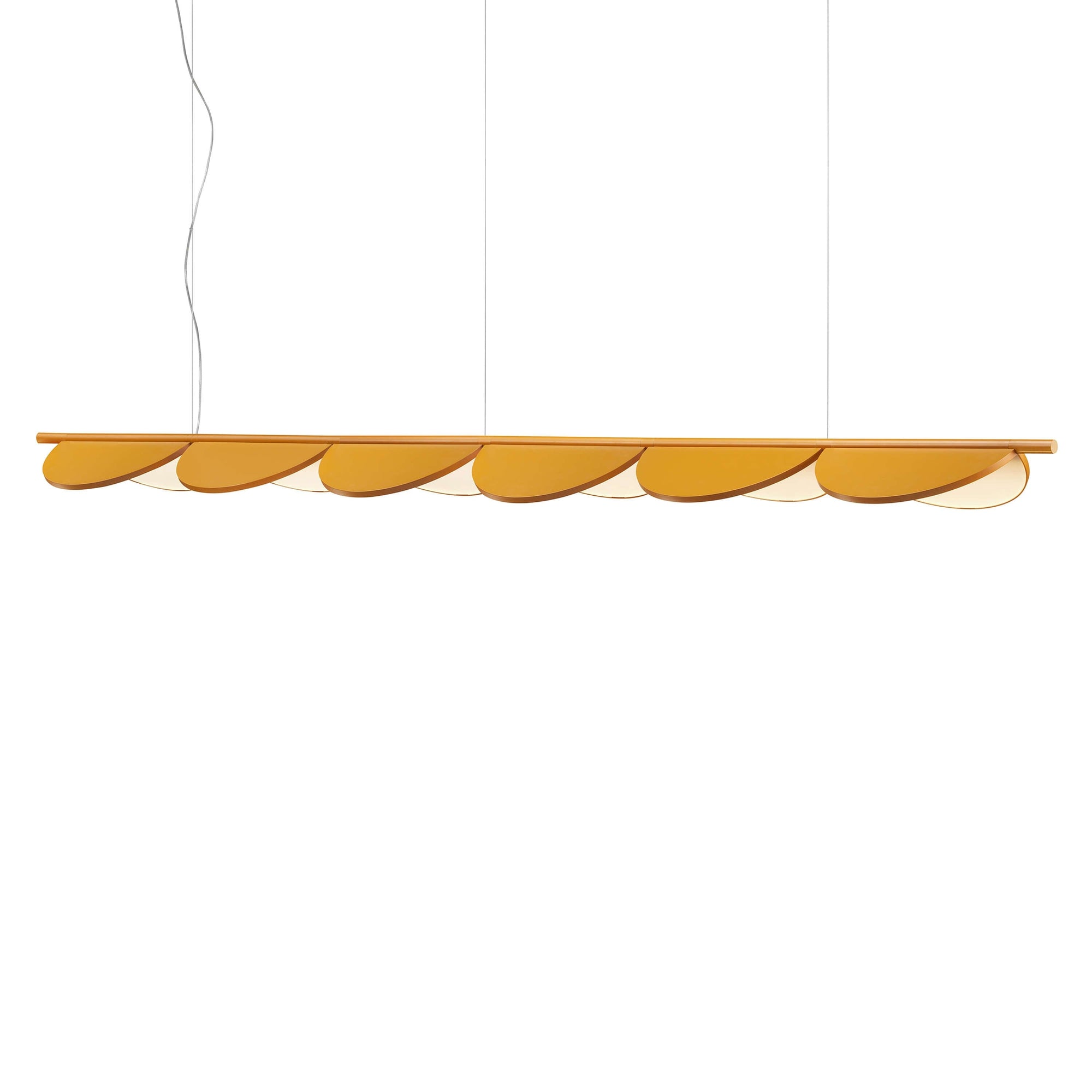 Almendra Linear Pendant Pendant Lights Flos Ocher 6 With Primer