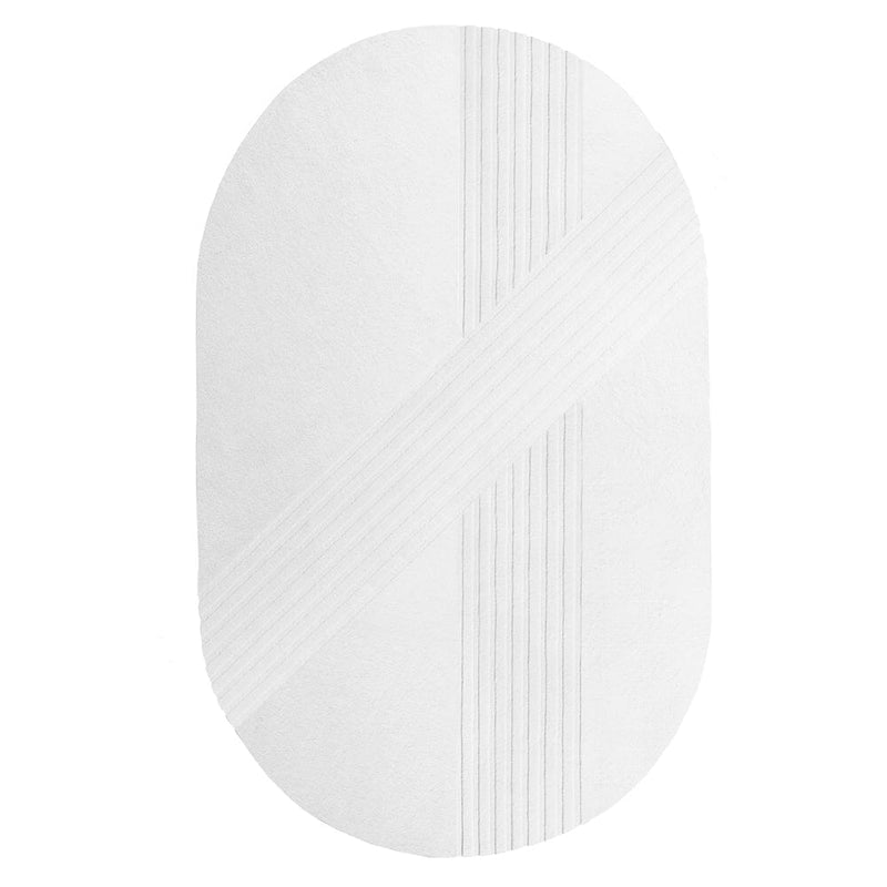 Kyoto Oval Rug Accessories Woud Off White 