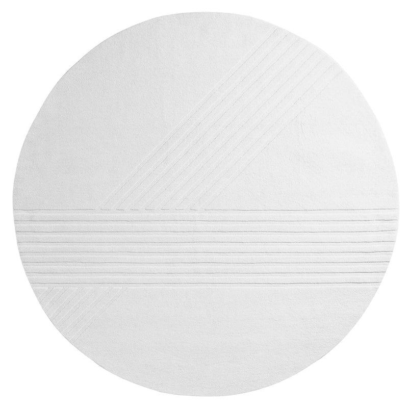 Kyoto Round Rug Accessories Woud Large - 98.4" Off White 