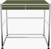 USM Haller Compact Desk Desks USM Olive 