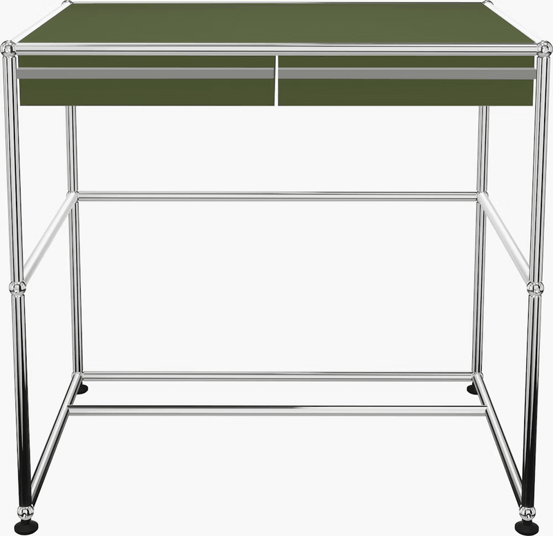 USM Haller Compact Desk Desks USM Olive 
