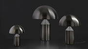 Atollo Nickel Table Lamp Table Lamps Oluce 