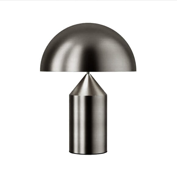Atollo Nickel Table Lamp Table Lamps Oluce Medium 