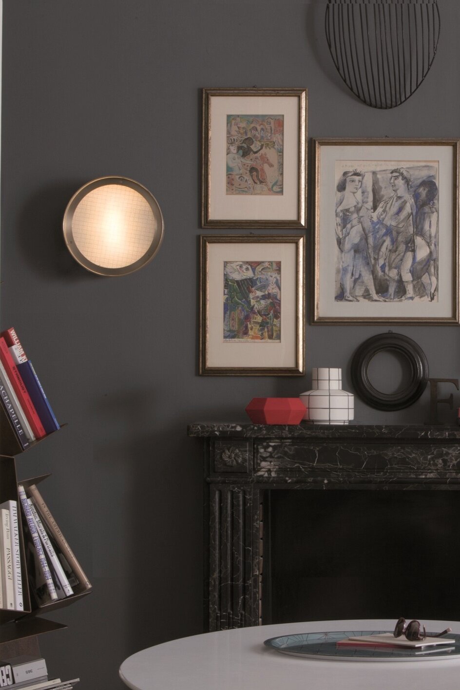 Berlin Wall Sconce Wall Sconce Oluce 