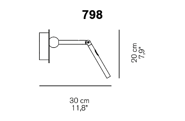 Calamaio Wall Lamp wall / ceiling lamps Oluce 
