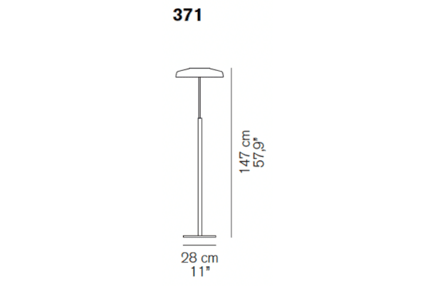 Dora Floor Lamp Floor Lamps Oluce 