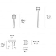 Fresnel Outdoor Floor Lamp Outdoor Lighting Oluce 