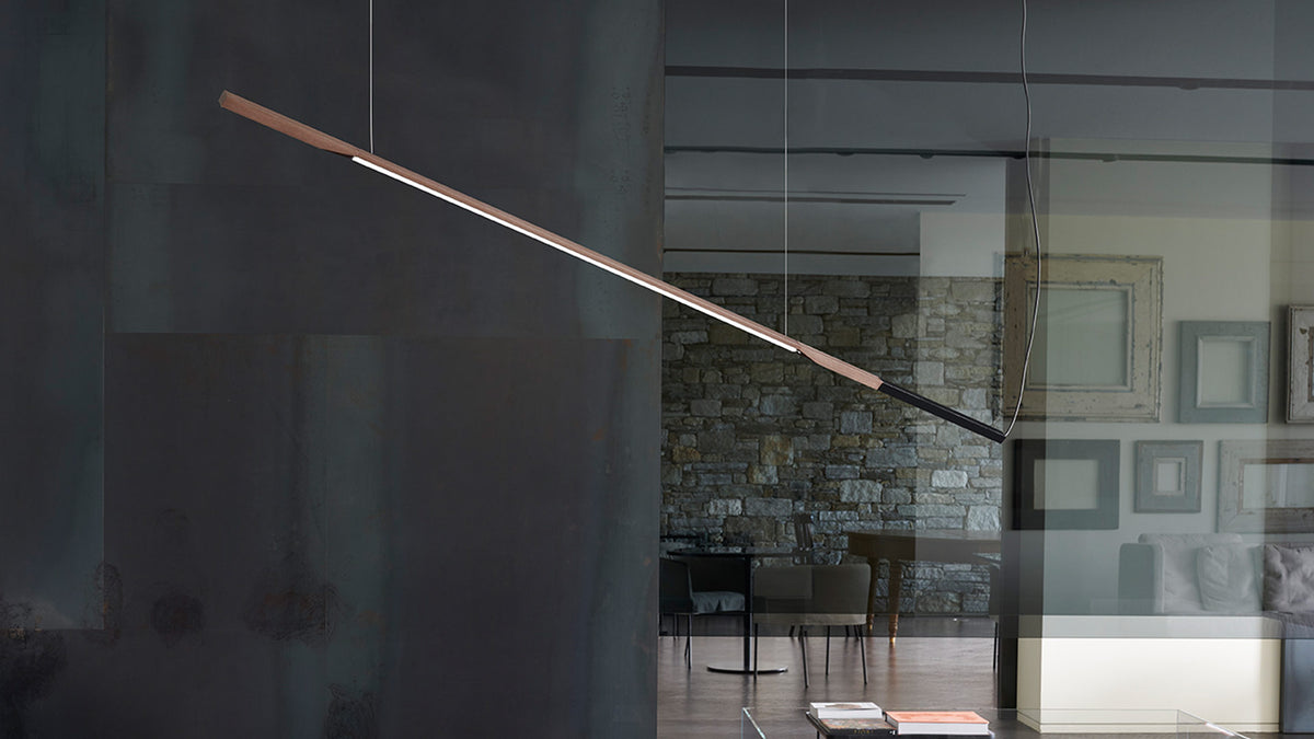 Ilo Linear Pendant suspension lamps Oluce 