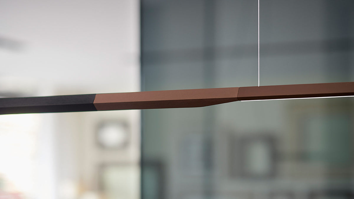 Ilo Linear Pendant suspension lamps Oluce 