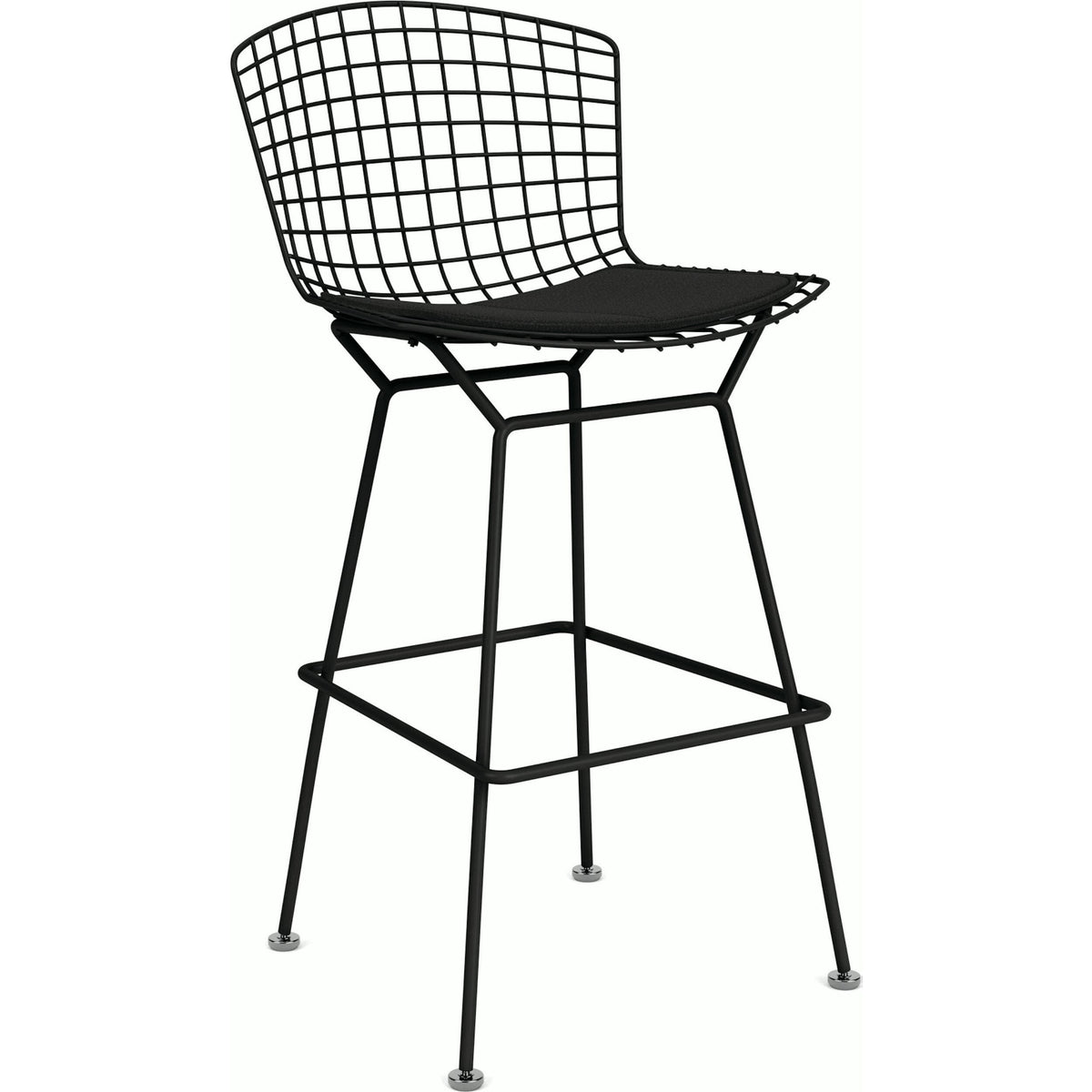 Bertoia Stool with Seat Pad bar seating Knoll 