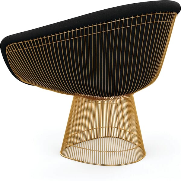Platner Lounge Chair - Gold lounge chair Knoll 