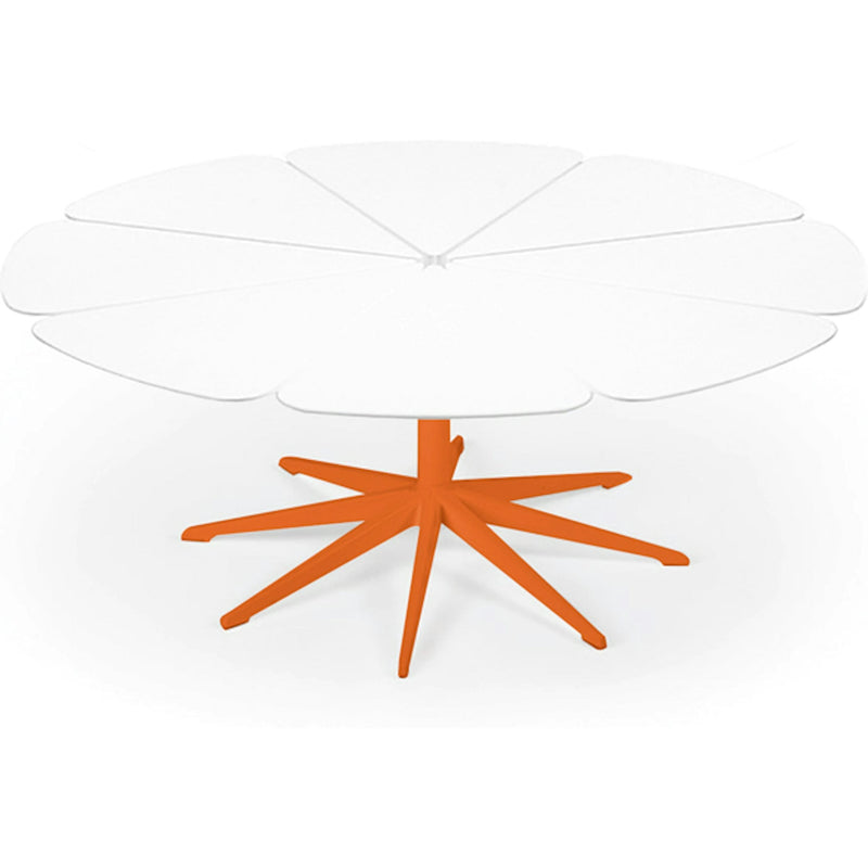 Richard Schultz Petal Coffee Table Coffee Tables Knoll White Petals Orange 