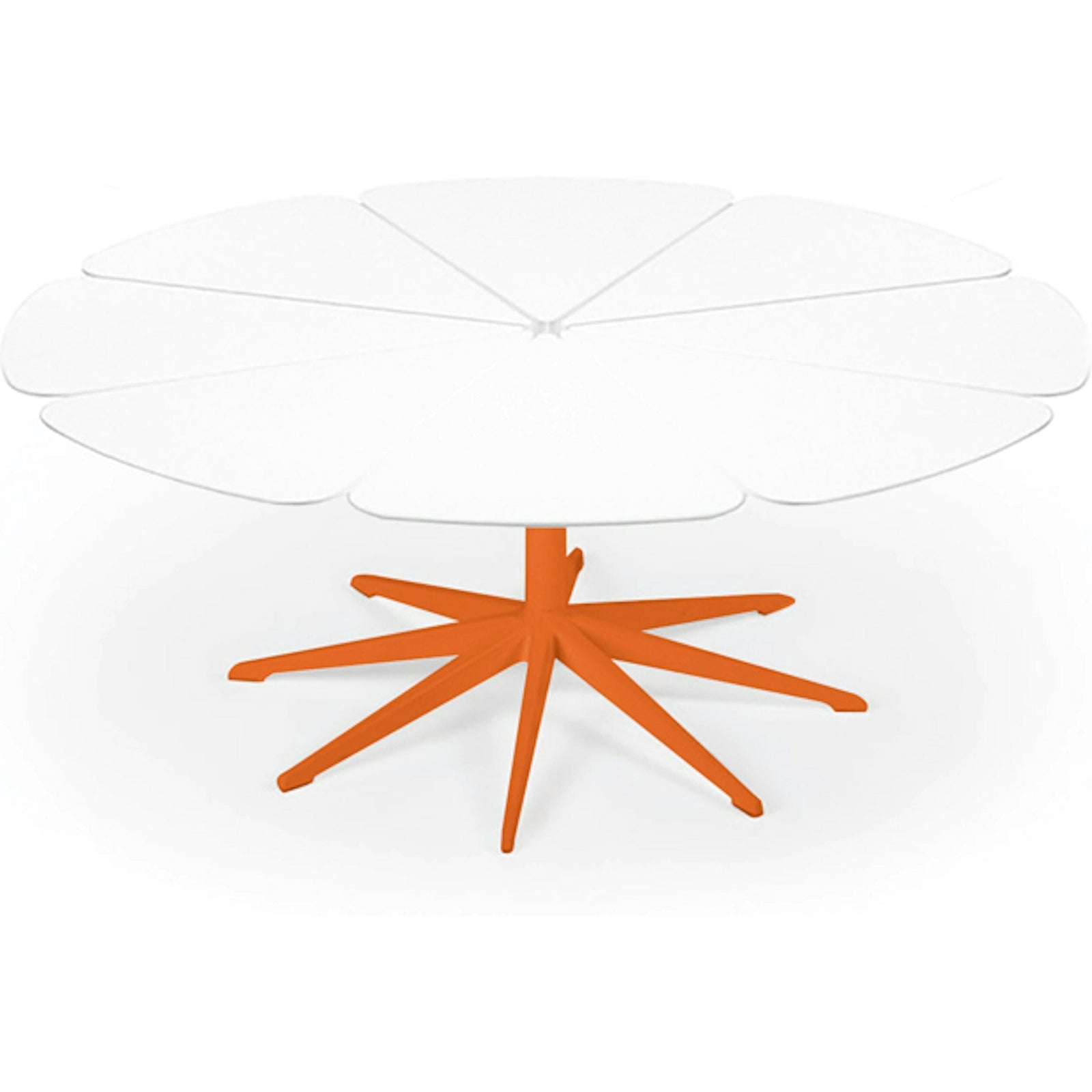 Richard Schultz Petal Coffee Table Coffee Tables Knoll White Petals Orange 