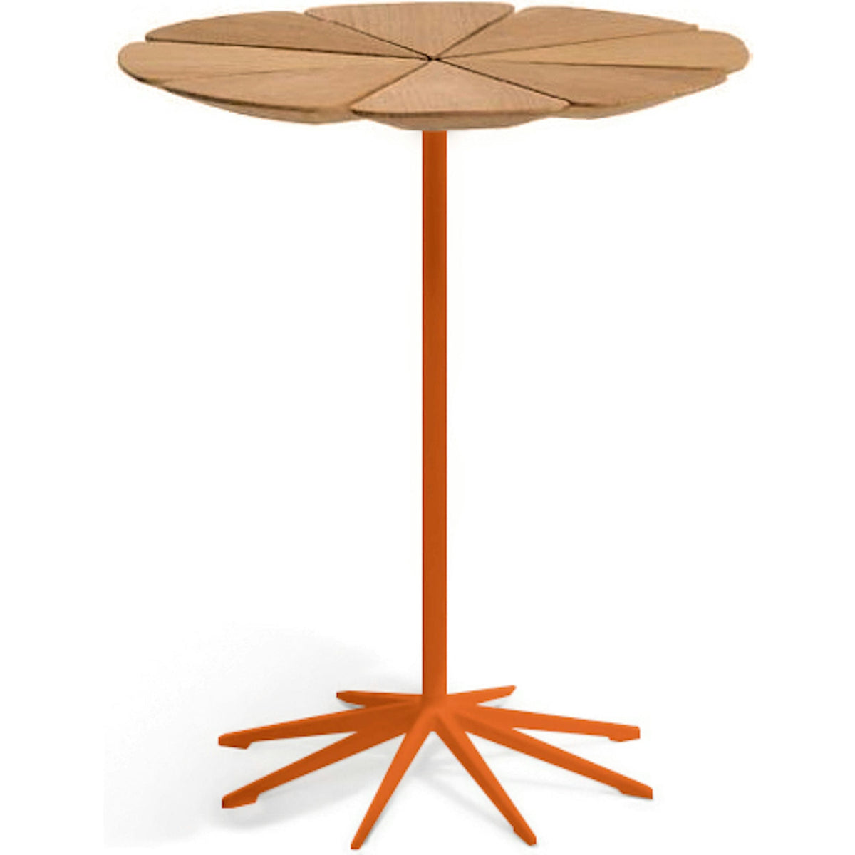 Richard Schultz Petal End Table side/end table Knoll Teak Petals Orange 