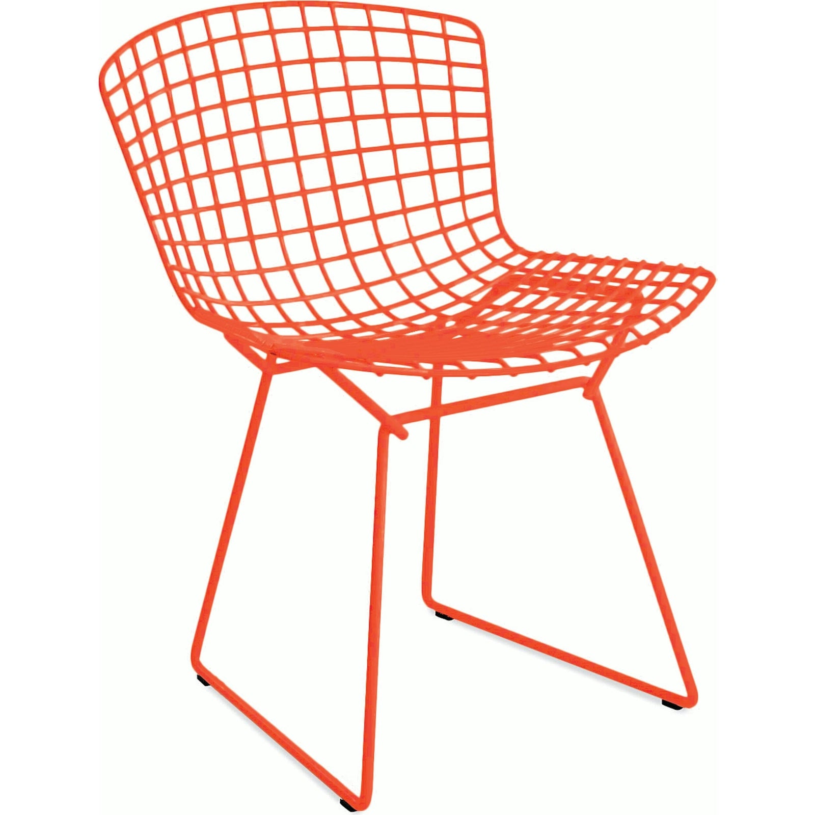 Bertoia Side Chair - Unupholstered Side/Dining Knoll Red 