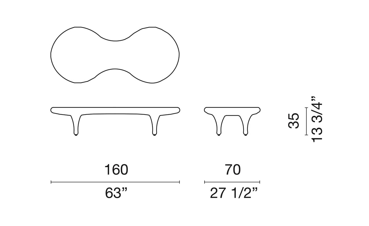 Orgone Coffee Table Coffee table Cappellini 