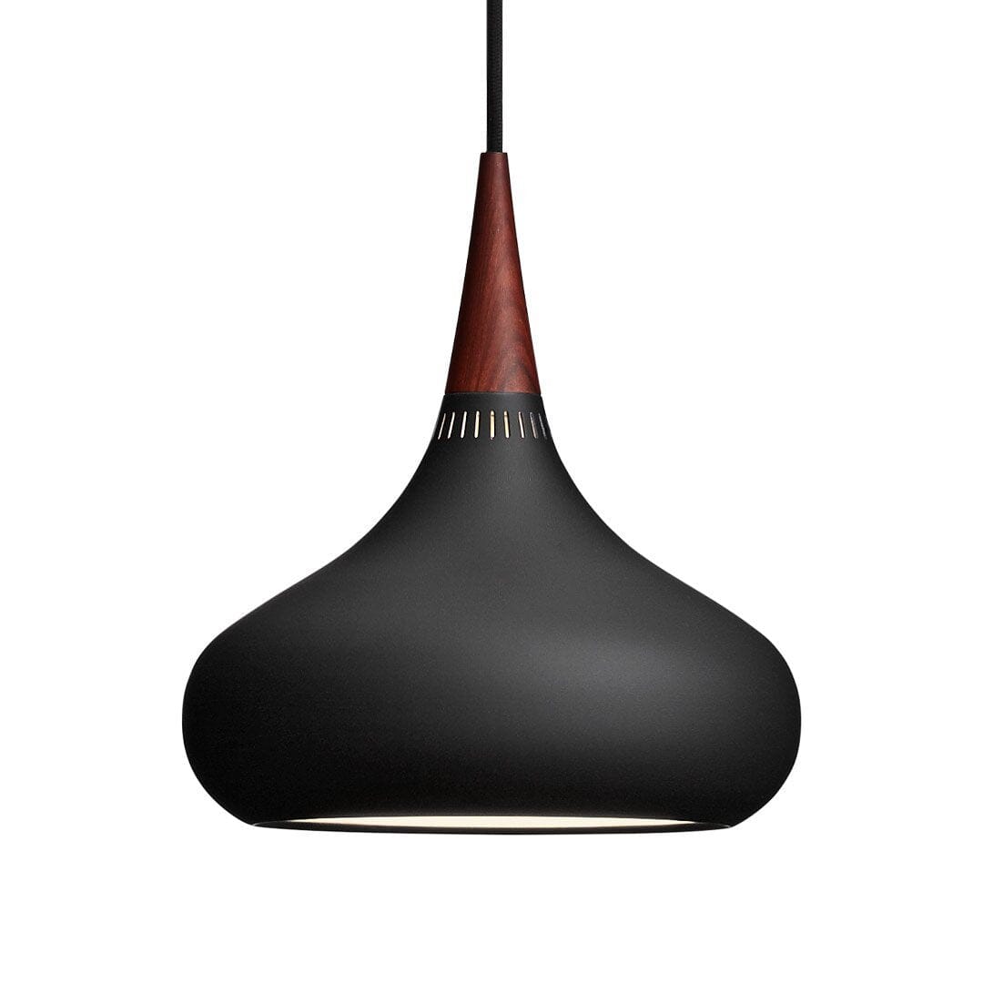 Orient Suspension Lamp hanging lamps Fritz Hansen P1 - Black/Rosewood 