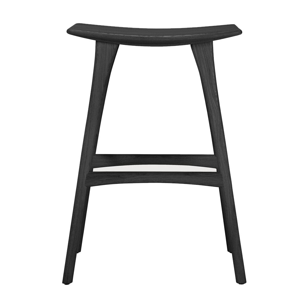 Osso Bar Stool - Set of 2 bar seating Ethnicraft Oak Black 