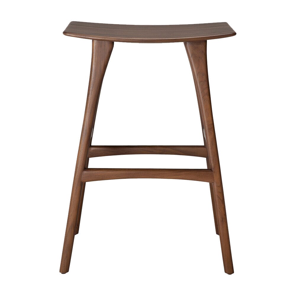 Osso Bar Stool - Set of 2 bar seating Ethnicraft Teak Brown 