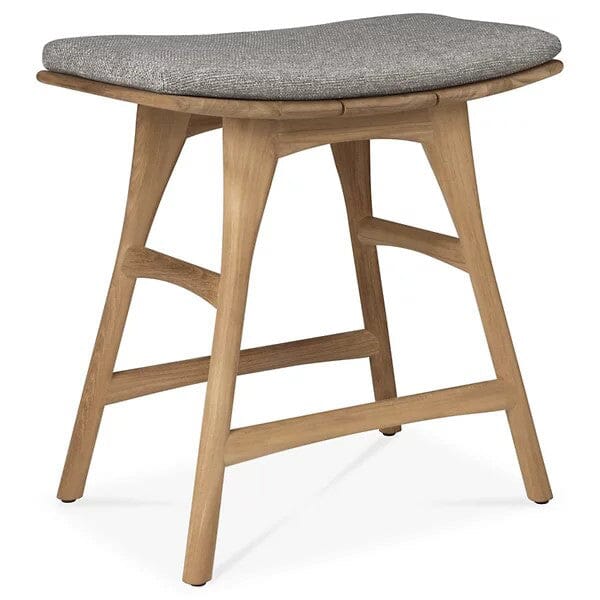 Osso Outdoor Stool With Cushion Stools Ethnicraft Teak With Mocha 