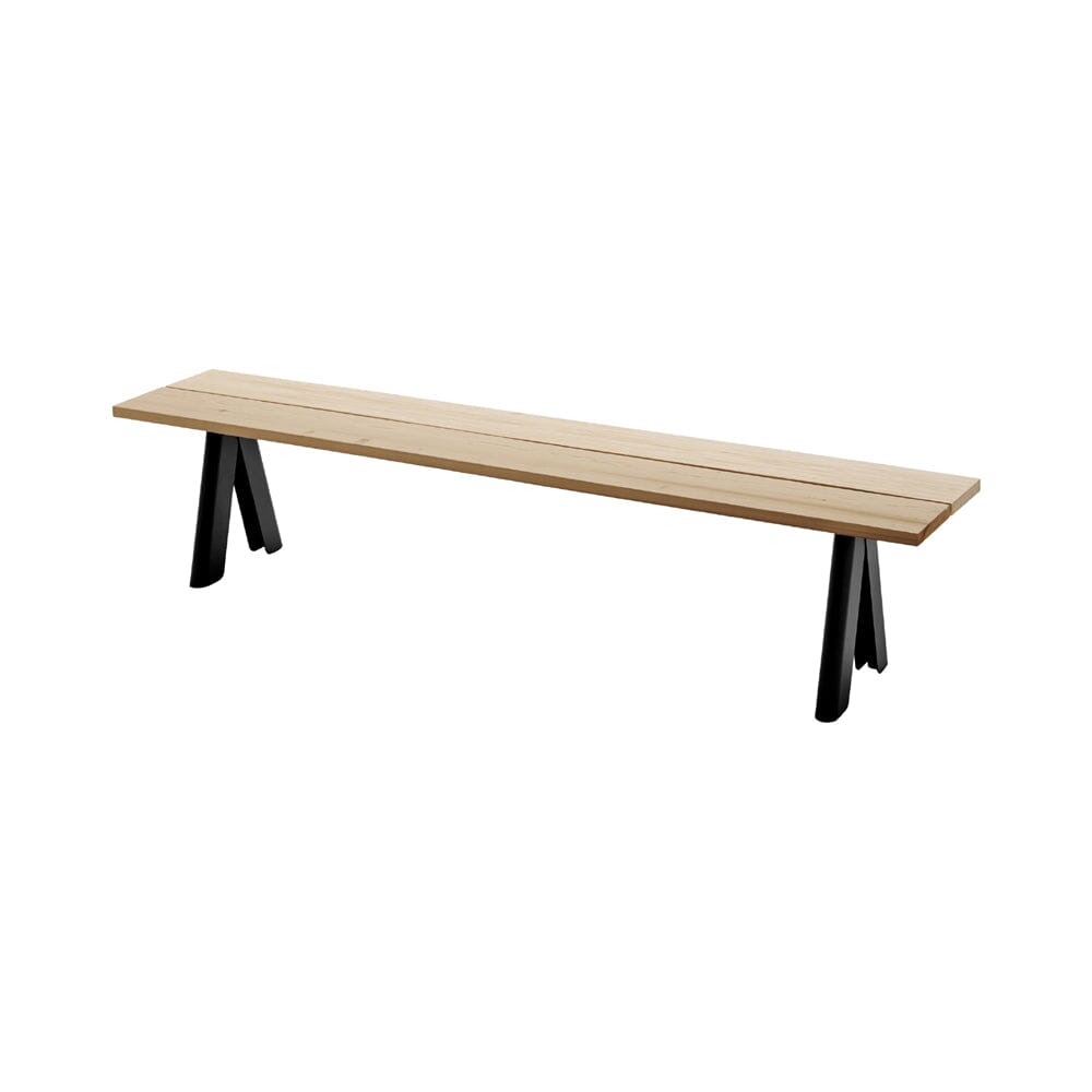 Overlap Bench Benches Skagerak by Fritz Hansen Anthracite Black 