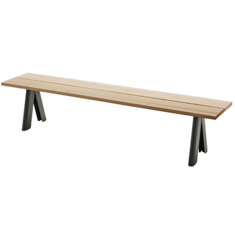 Overlap Bench Benches Skagerak by Fritz Hansen Hunter Green 