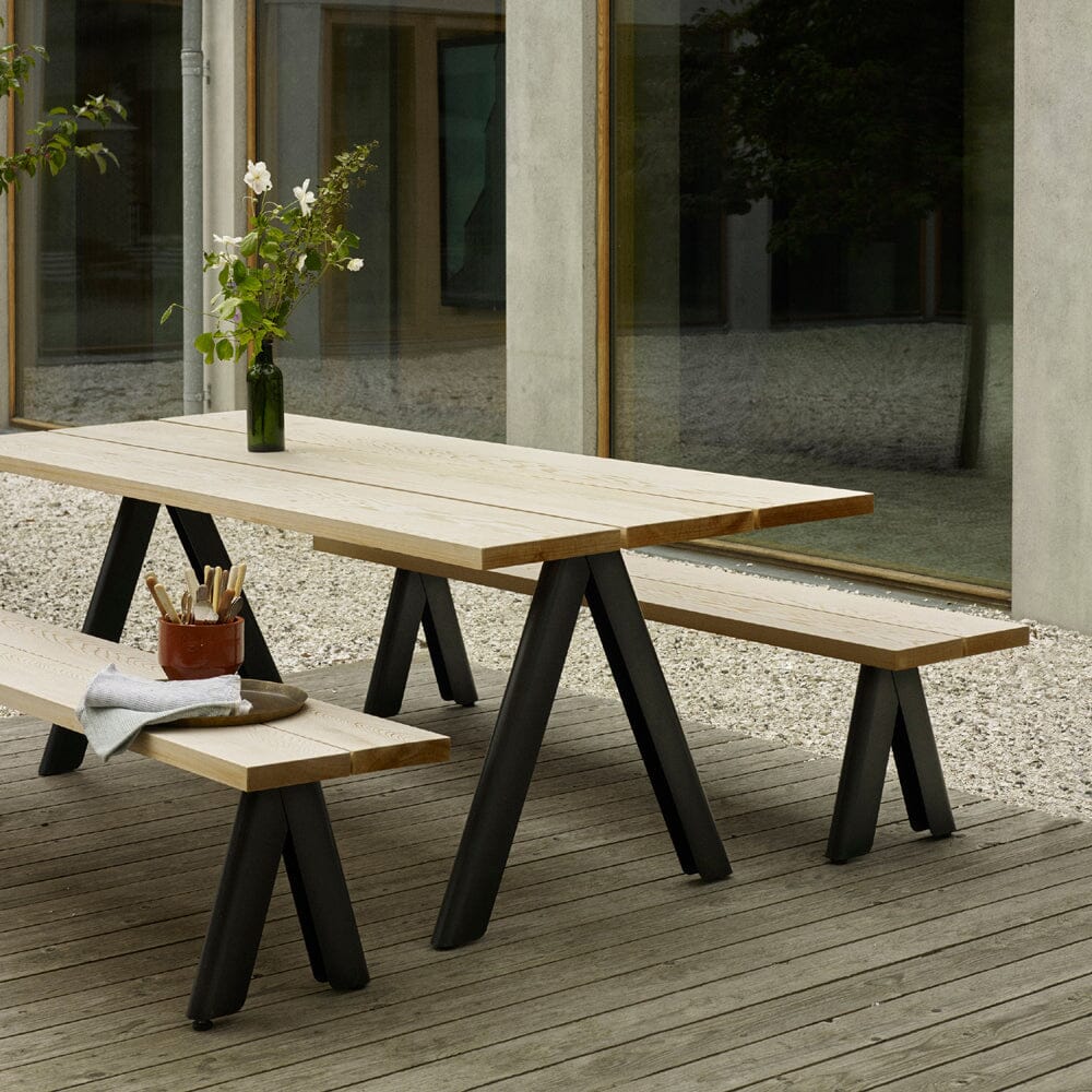 Overlap Rectangle Dining Table Dining Tables Skagerak by Fritz Hansen 