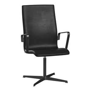 Oxford™ Medium Back Chair With 4-Star Base Dining chairs Fritz Hansen 