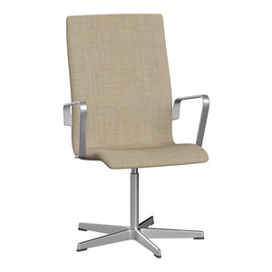 Oxford™ Medium Back Chair With 5-Star Base Dining chairs Fritz Hansen 
