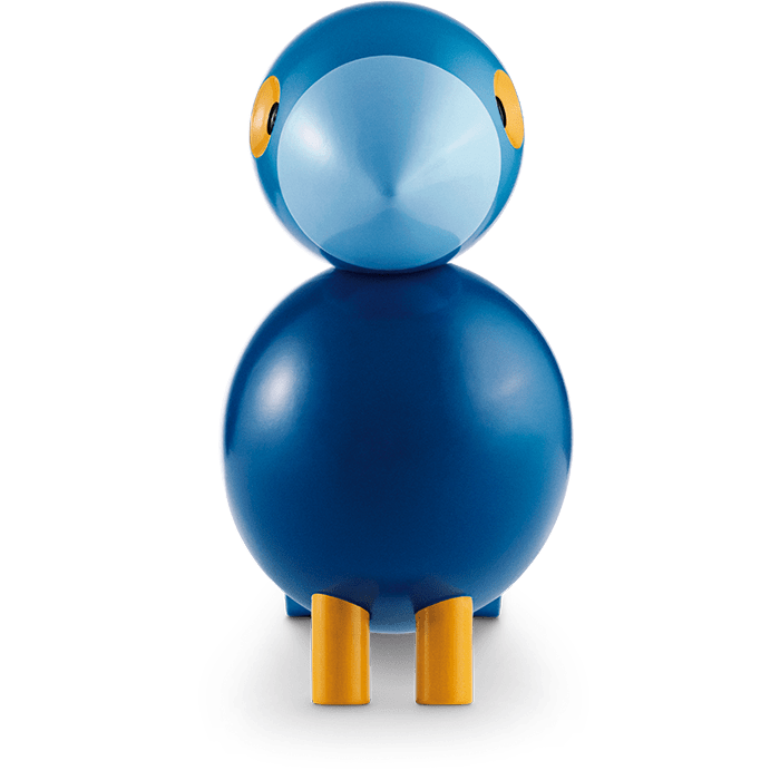 Kay Bojesen Songbird, Painted Beech, Medium (Blue), view 3