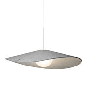 Bola Felt Pendant ceiling lights Pablo 42" Pebble / Grey Felt Shade 