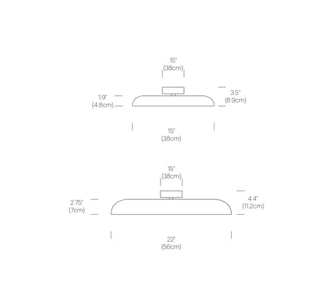 Nivél Flush Wall/Ceiling Light wall / ceiling lamps Pablo 