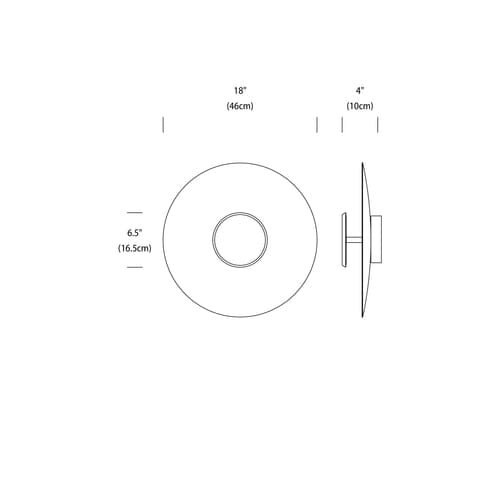 Sky Dome Flush Wood Ceiling/Wall Lamp wall / ceiling lamps Pablo 