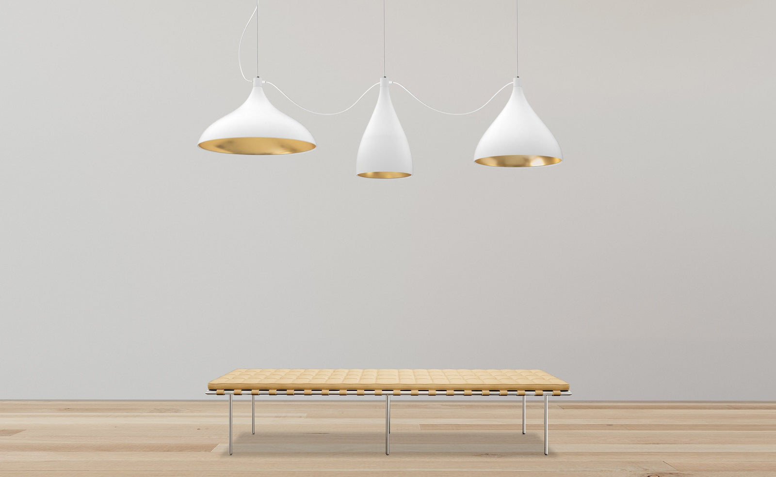 Swell Multi-Light Pendant hanging lamps Pablo 