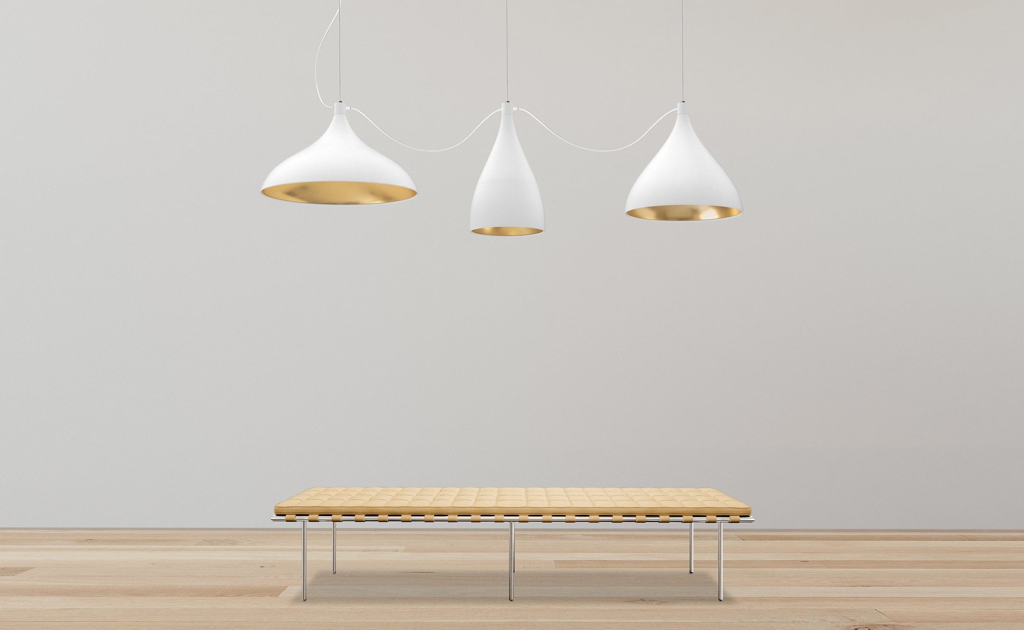 Swell Multi-Light Pendant hanging lamps Pablo 