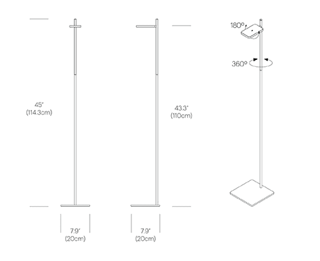 Talia Floor Lamp Floor Lamps Pablo 