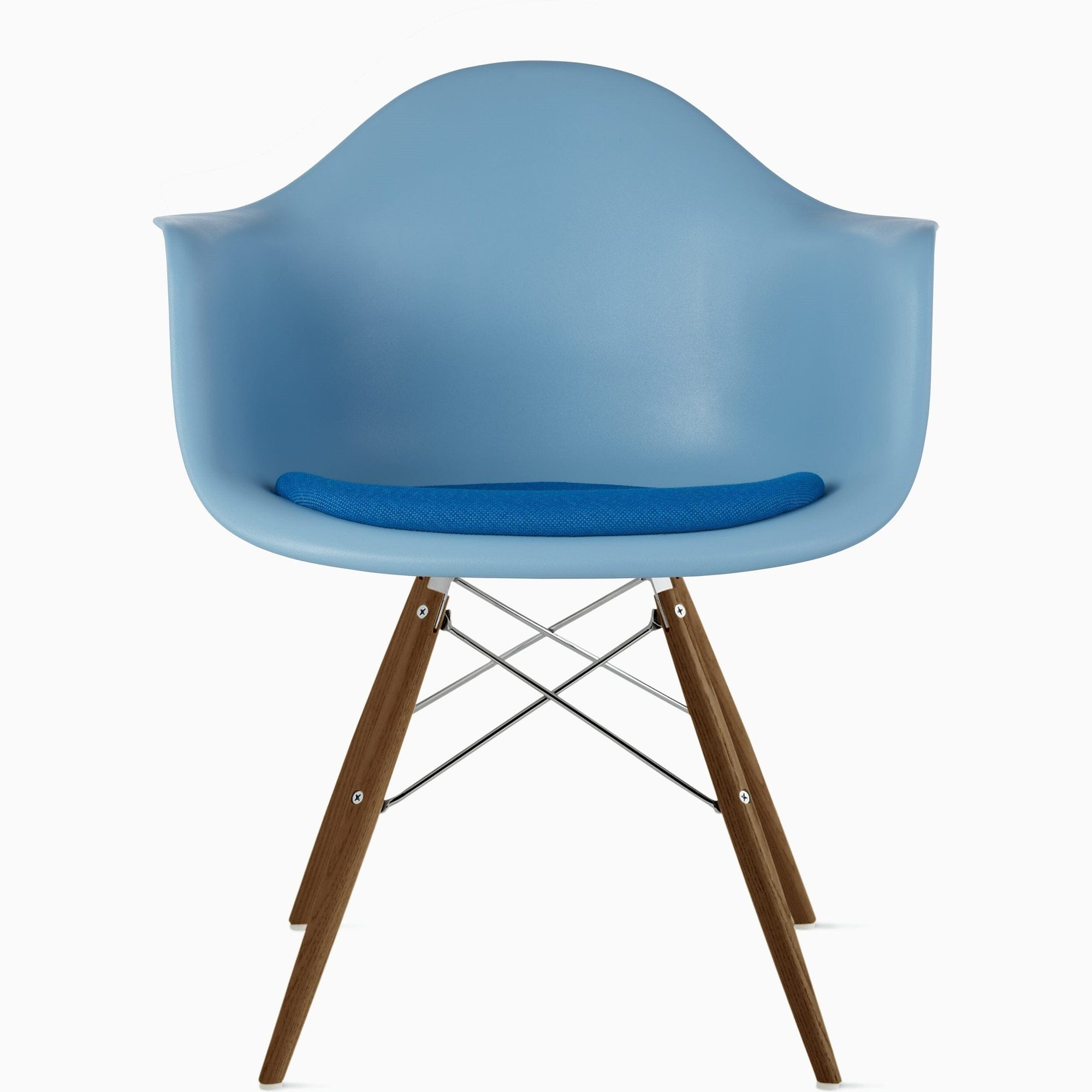 Eames Dowel Base Armchair With Seat Pad Armchair herman miller 