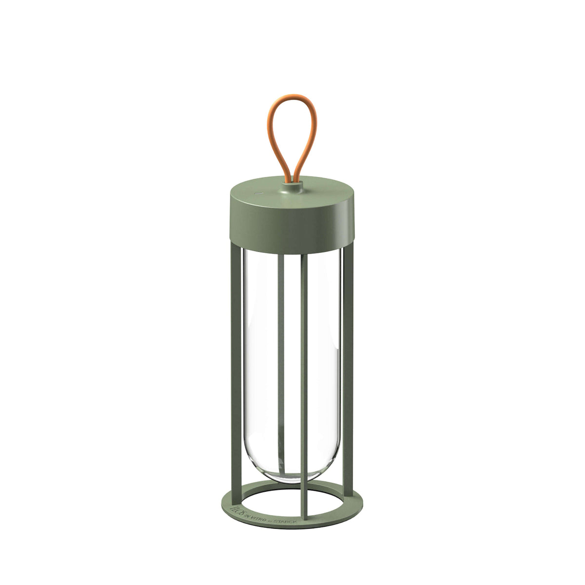 In Vitro Unplugged Portable Lamp Outdoors Flos Pale Green 2700K 