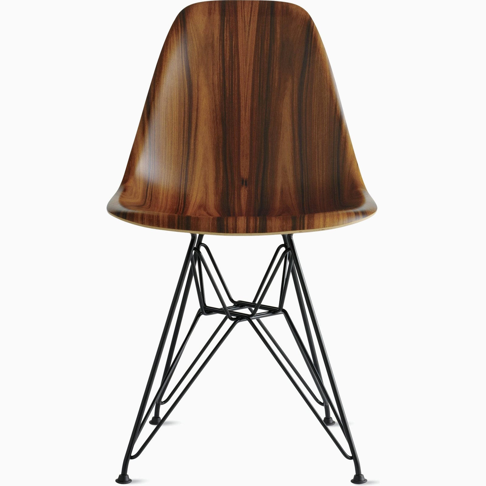 Eames Molded Wood Side Chair - Wire Base Side/Dining herman miller 