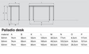 Palladio Writing Desk Table Tables Artifort 